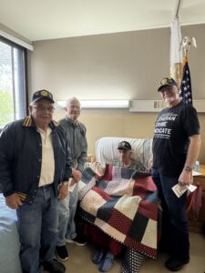 Military pinning ceremony