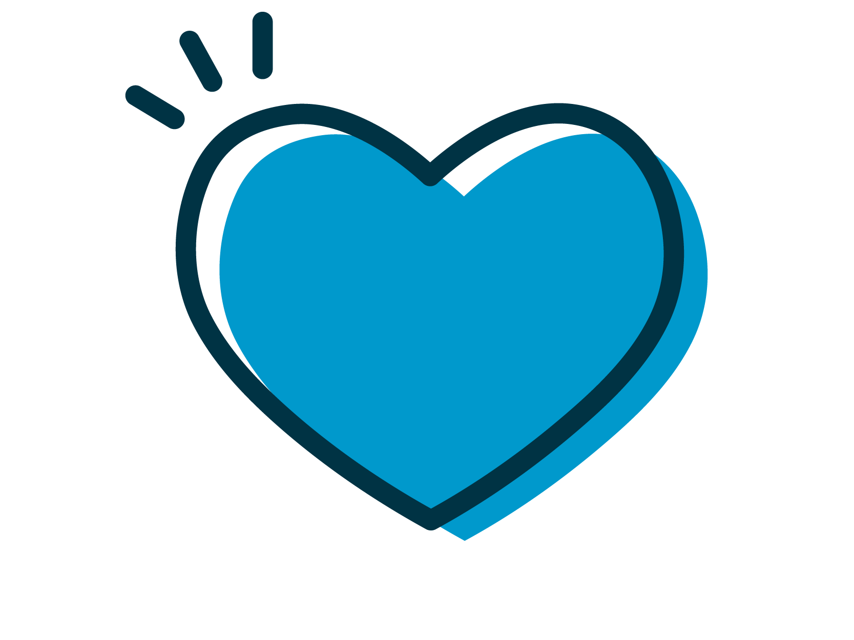 heart with buffer on the bottom